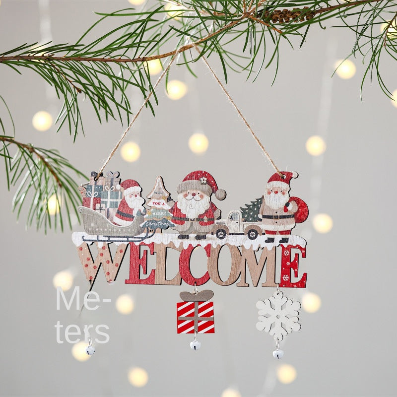 Wooden Christmas Ornament for Rustic Holiday Cheer