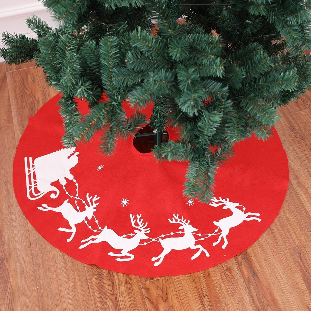 Christmas Tree Skirt for a Festive, Finished Base