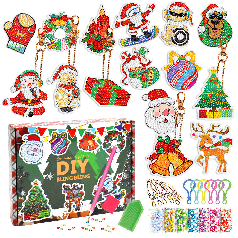 Christmas Diamond Painting Ornament Craft Kit for Joy