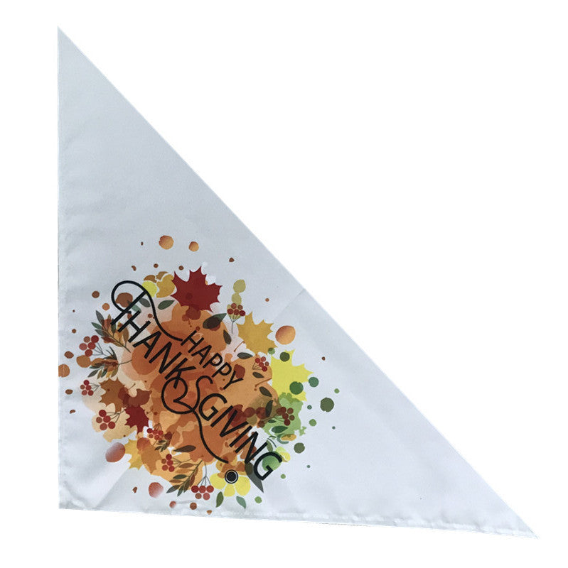 Seasonal Triangle Bandana Scarf for Dogs & Cats