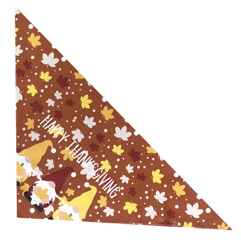 Seasonal Triangle Bandana Scarf for Dogs & Cats