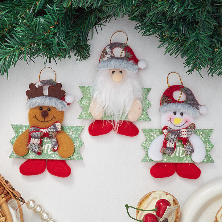 Christmas Character Ornaments for Festive Tree Charm