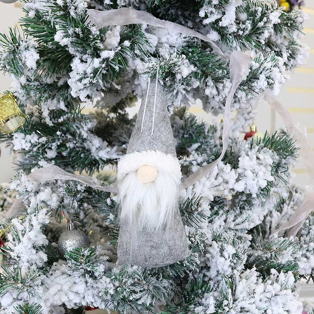 Nordic Gnome Christmas Ornament Set of 3 Plush Décor