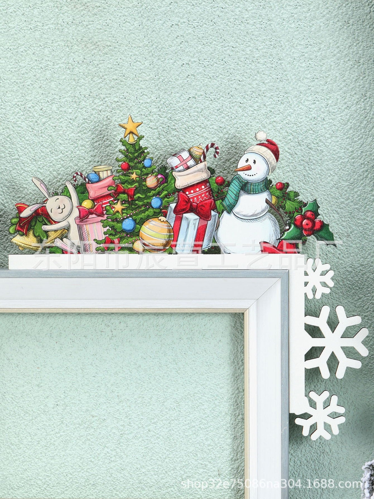 Christmas Door Frame Decoration for Festive Entryways