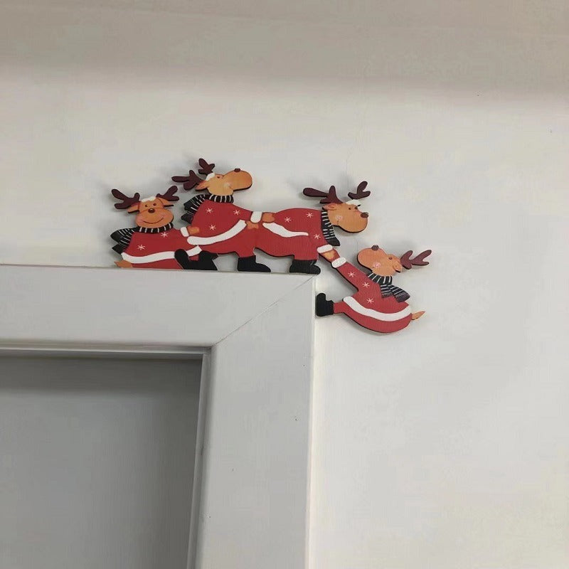 Christmas Door Frame Decoration for Festive Entryways
