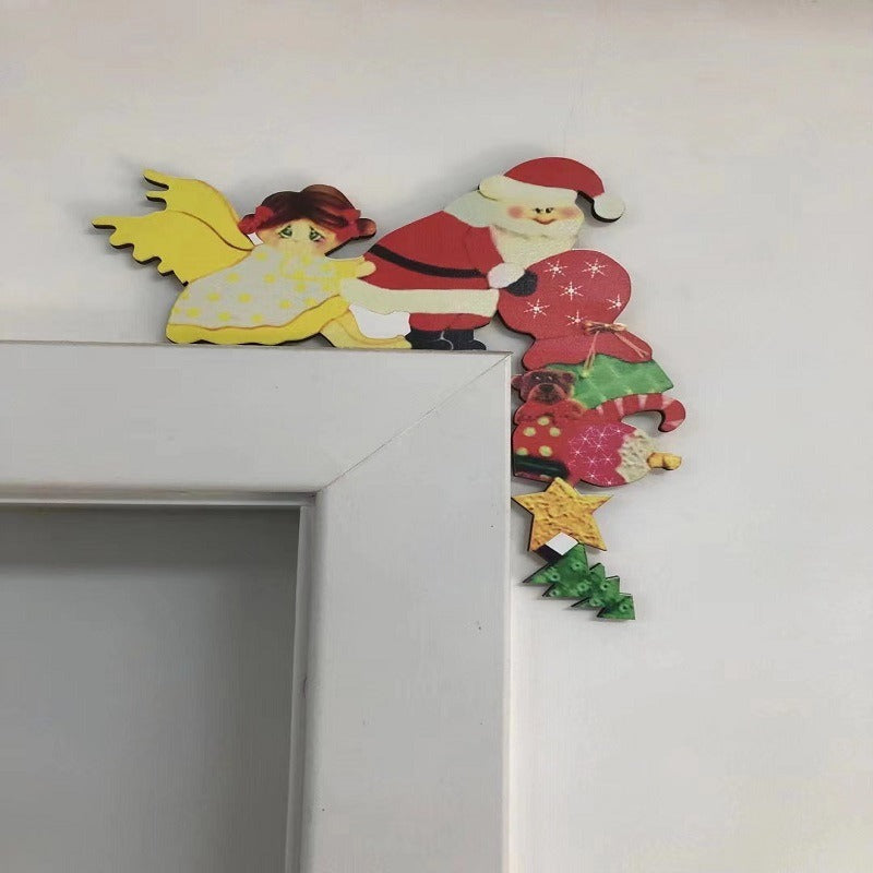 Christmas Door Frame Decoration for Festive Entryways