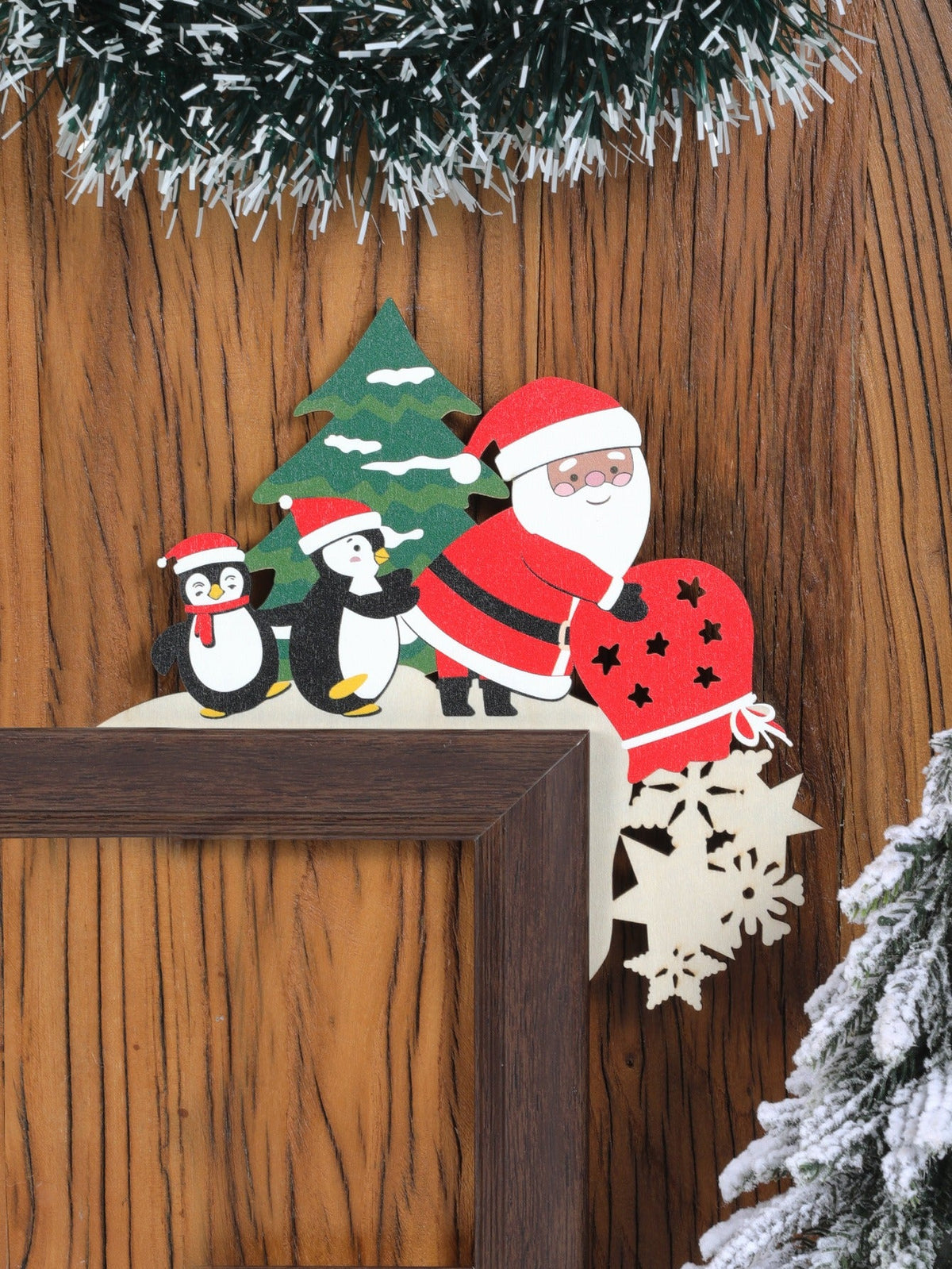 Christmas Door Frame Decoration for Festive Entryways