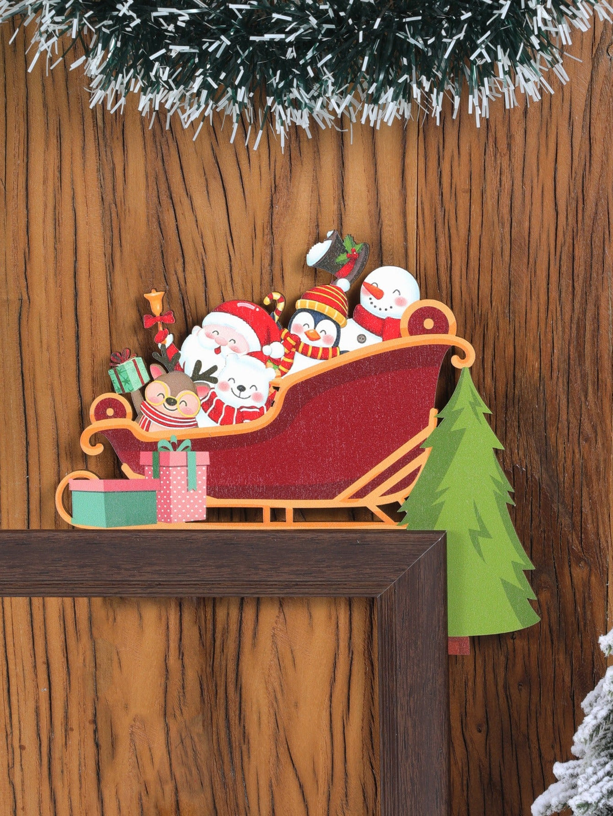 Christmas Door Frame Decoration for Festive Entryways