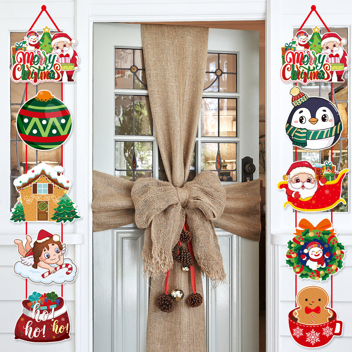 Christmas Door Hanging Decoration For Festive Entryways