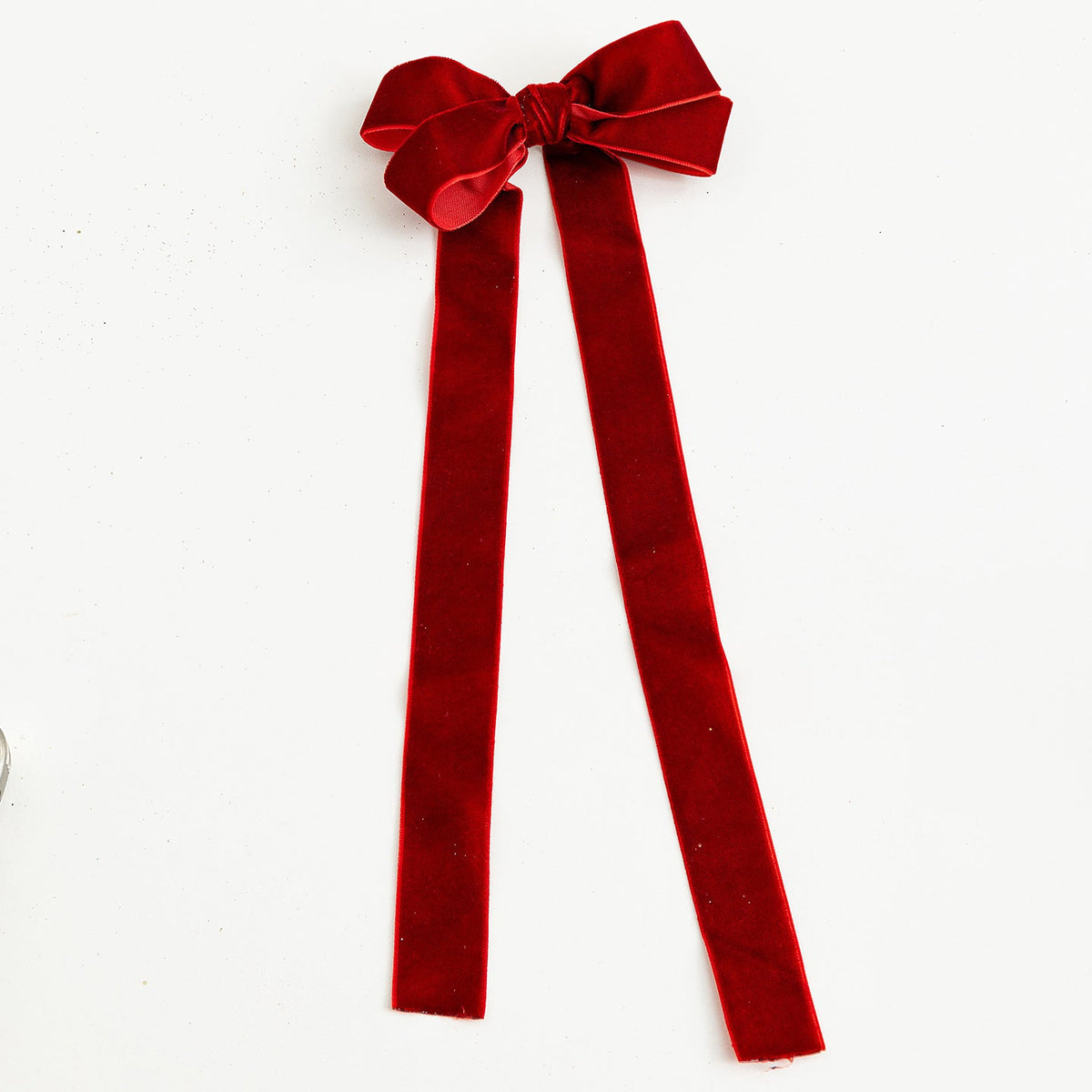 Christmas Velvet Bow Ornament for Elegant Holiday Trees