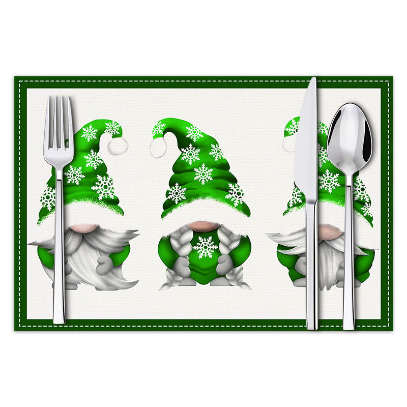 Christmas Gnome Placemat — Cheerful Holiday Table Decor