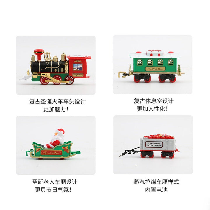 Christmas Electric Train Set for Holiday Tree Magic