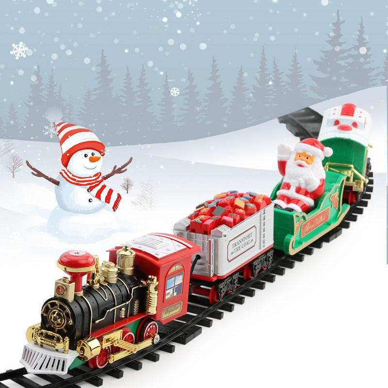 Christmas Electric Train Set for Holiday Tree Magic