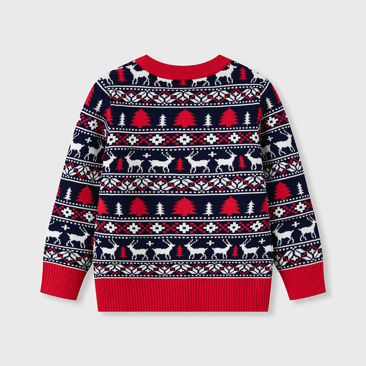 Baby Christmas Sweater | Nordic Reindeer Knitwear