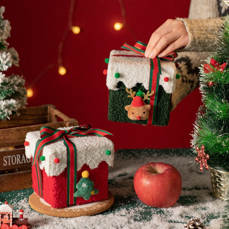 Christmas Apple Gift Box - Reusable Holiday Gift Decor