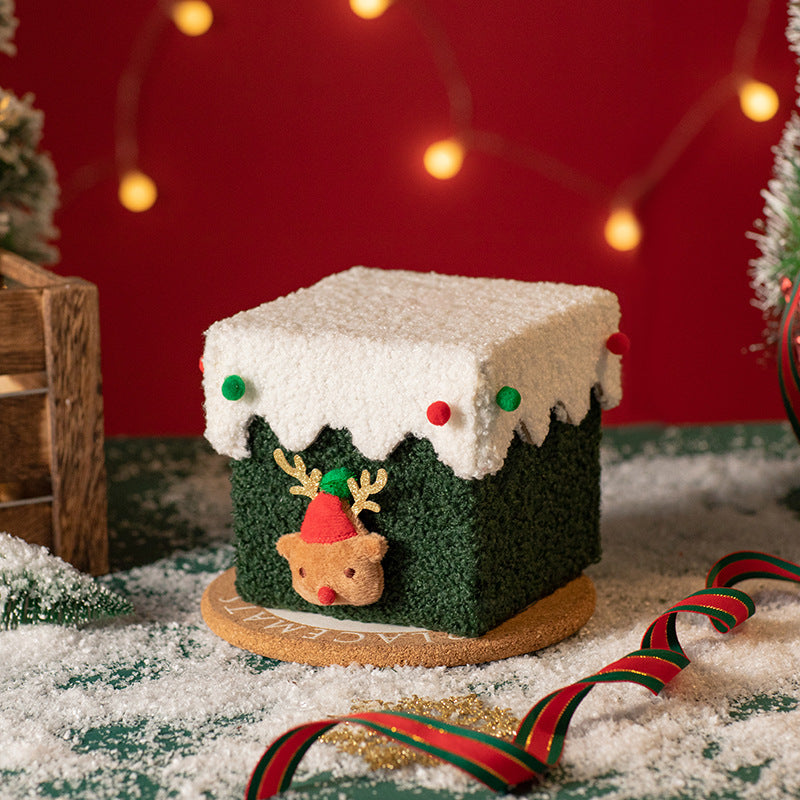 Christmas Apple Gift Box - Reusable Holiday Gift Decor