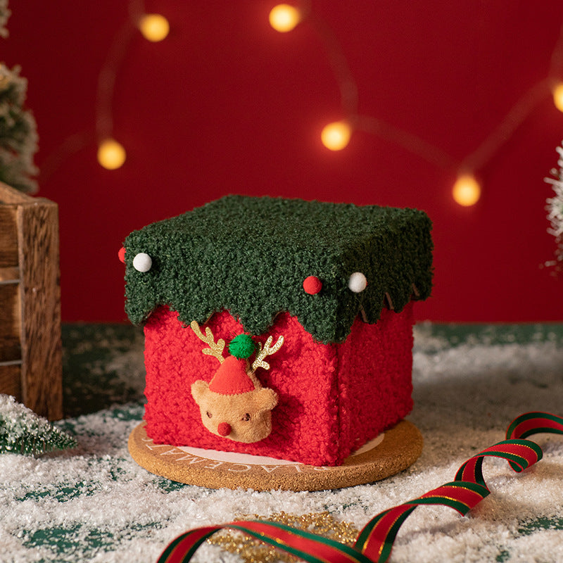 Christmas Apple Gift Box - Reusable Holiday Gift Decor