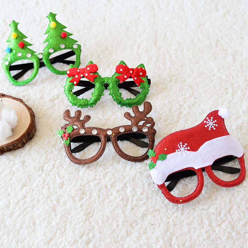 Christmas Costume Glasses – Instant Santa Party Look