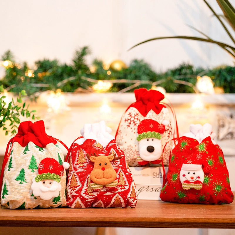 Christmas Gift Bags for Charming Holiday Treats & Gifts