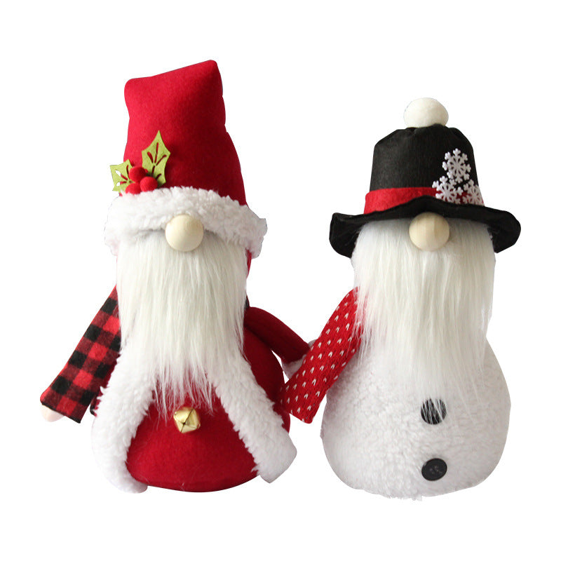 Christmas Plush Gnome Set for Cozy Holiday Home Decor