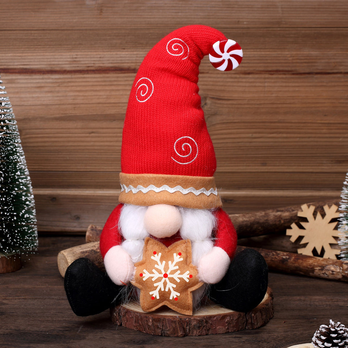 Christmas Elf Doll Decor for Cozy Nordic Holiday Charm