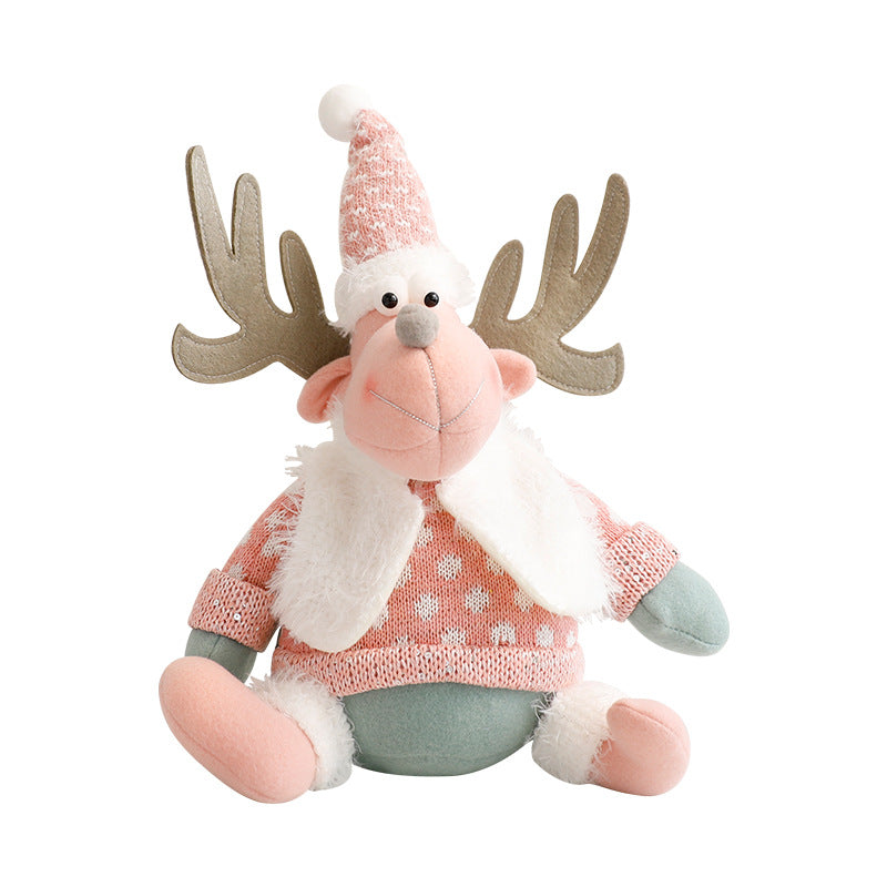 Christmas Faceless Doll Set for Cozy Tabletop Decor