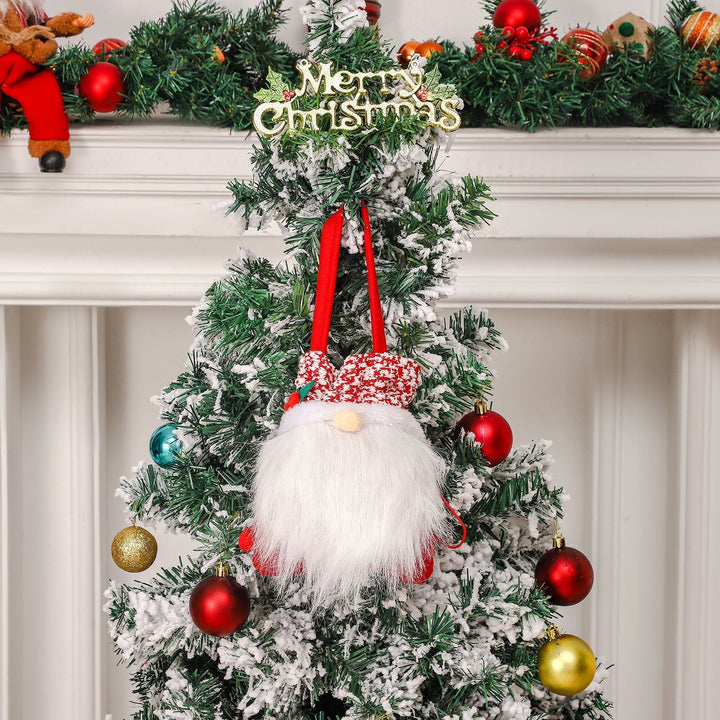 Christmas Santa Gift Bag & Holiday Tree Decoration