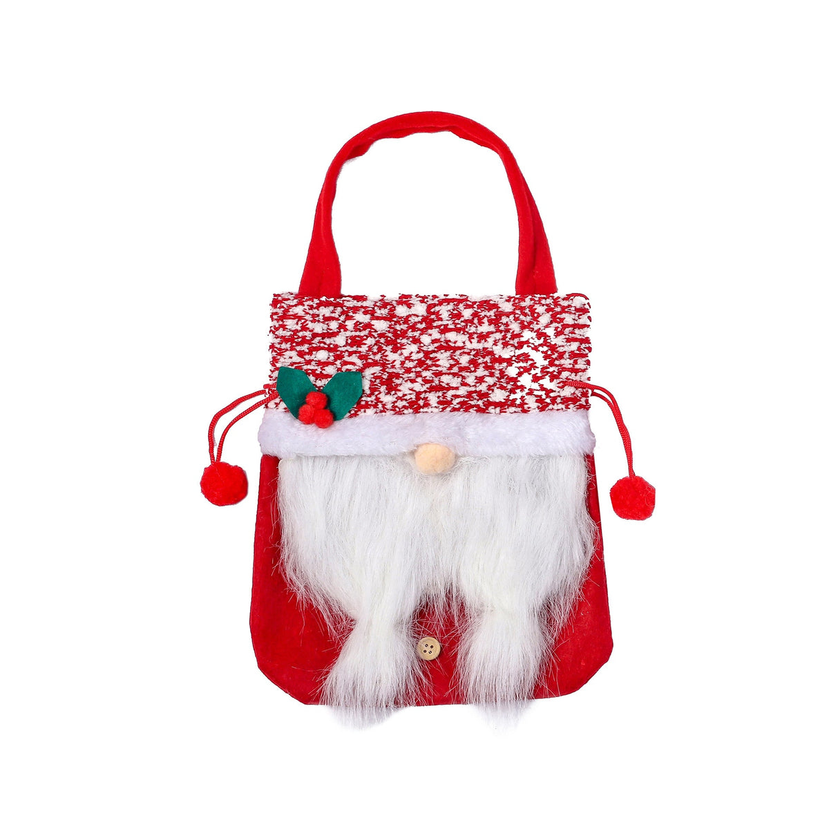 Christmas Santa Gift Bag & Holiday Tree Decoration