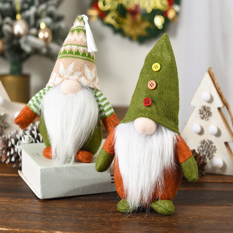Christmas Elf Doll – Cozy Faceless Tabletop Decor