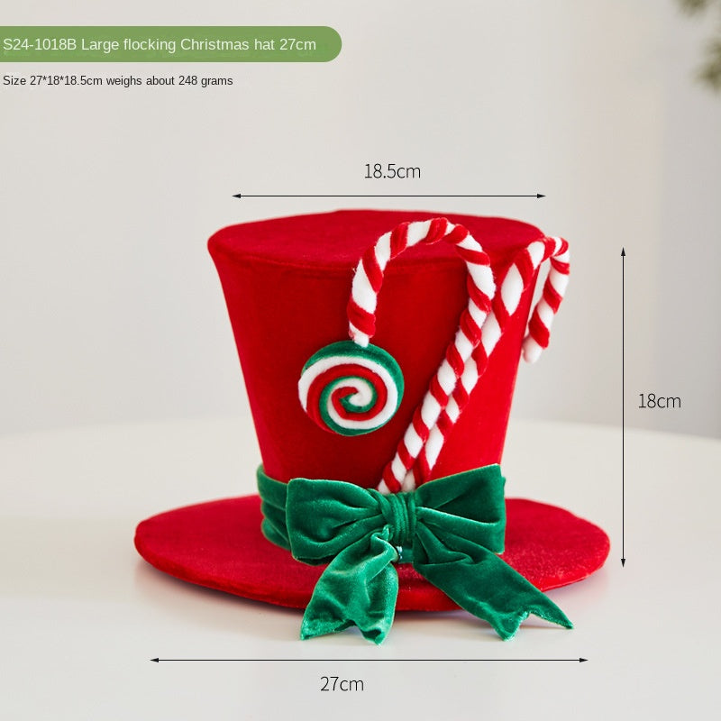 Christmas Santa Hat Decoration for Festive Displays