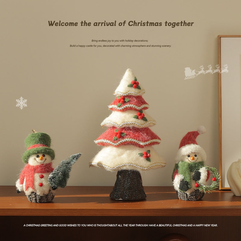 Christmas Fleece Decorations for Cozy Holiday Displays