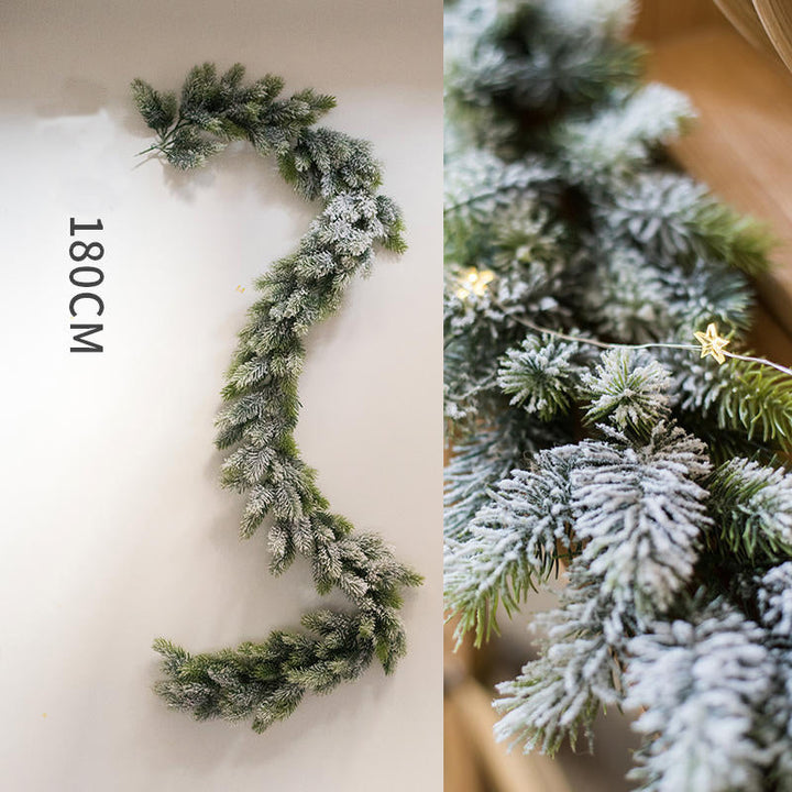 Frosted Cedar Garland 180cm Christmas Table Decoration