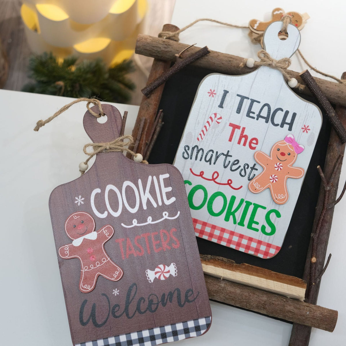 Christmas Gingerbread Decor for Cozy Holiday Door Charm