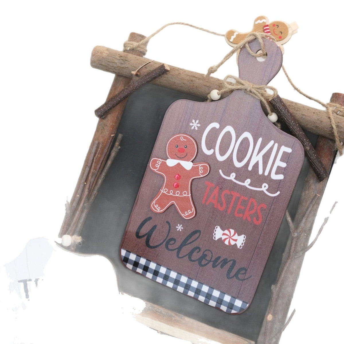 Christmas Gingerbread Decor for Cozy Holiday Door Charm