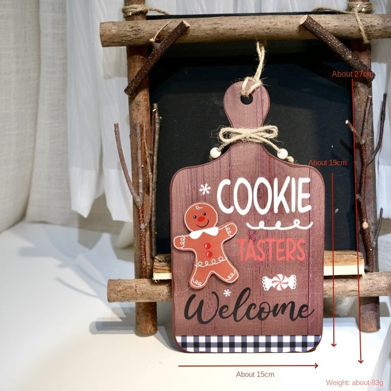 Christmas Gingerbread Decor for Cozy Holiday Door Charm
