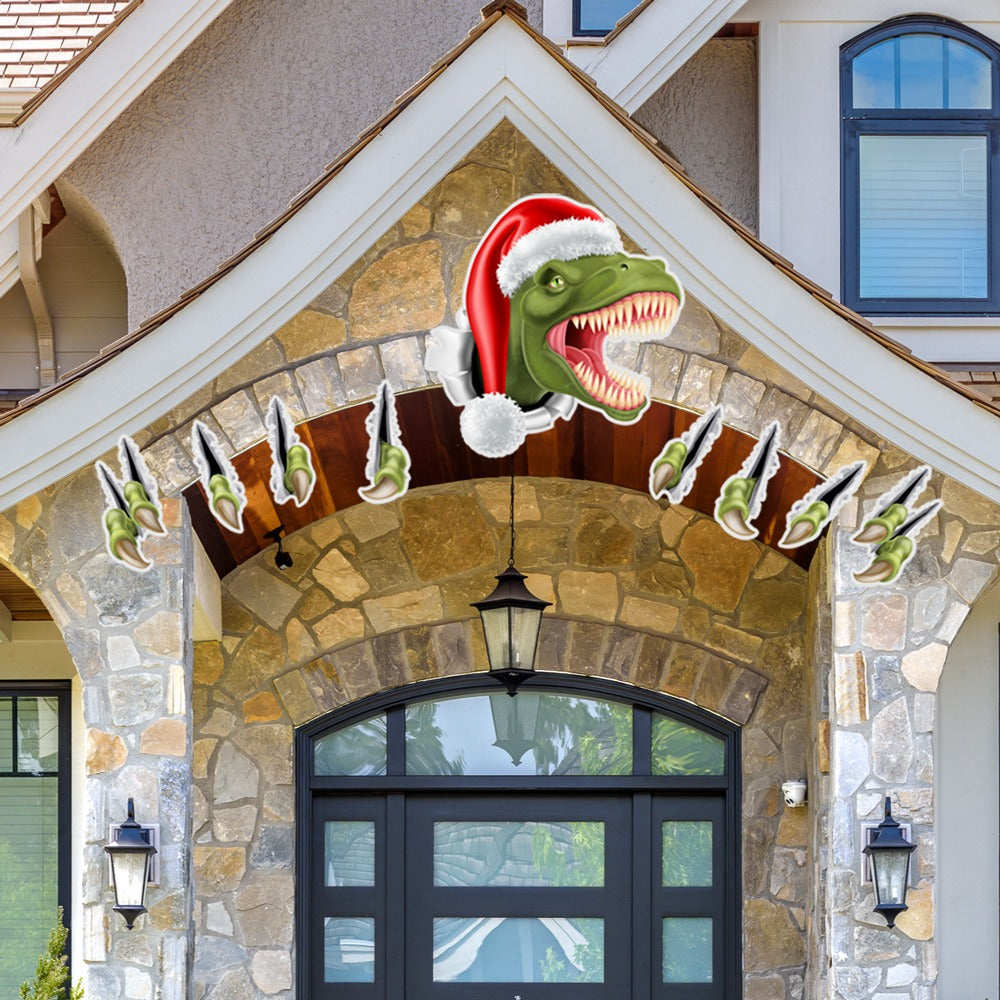 Christmas Garage Door Stickers Holiday Decor Display