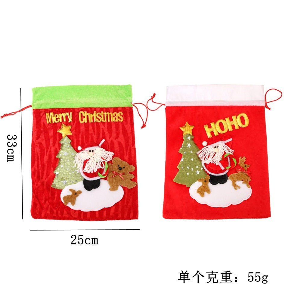 Christmas Gift Bag for Festive Reusable Gift Wrapping Decor