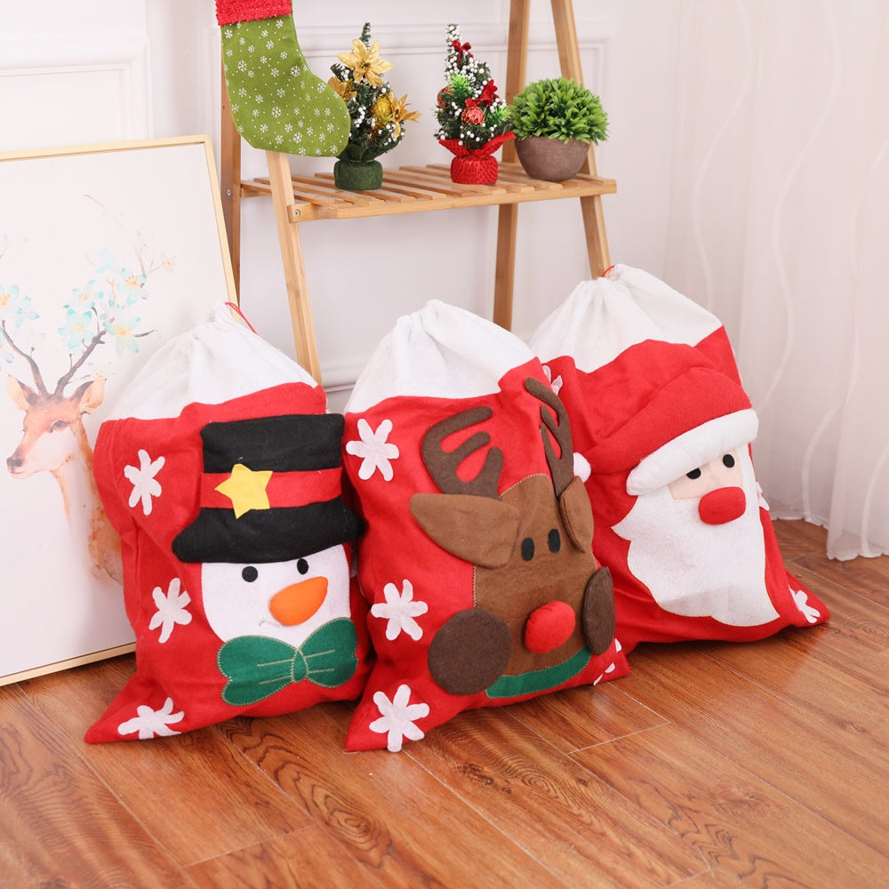 Christmas Gift Bags: Reusable Festive Character Decor