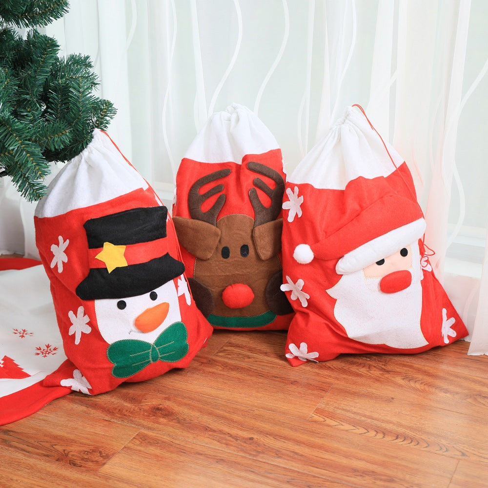 Christmas Gift Bags: Reusable Festive Character Decor