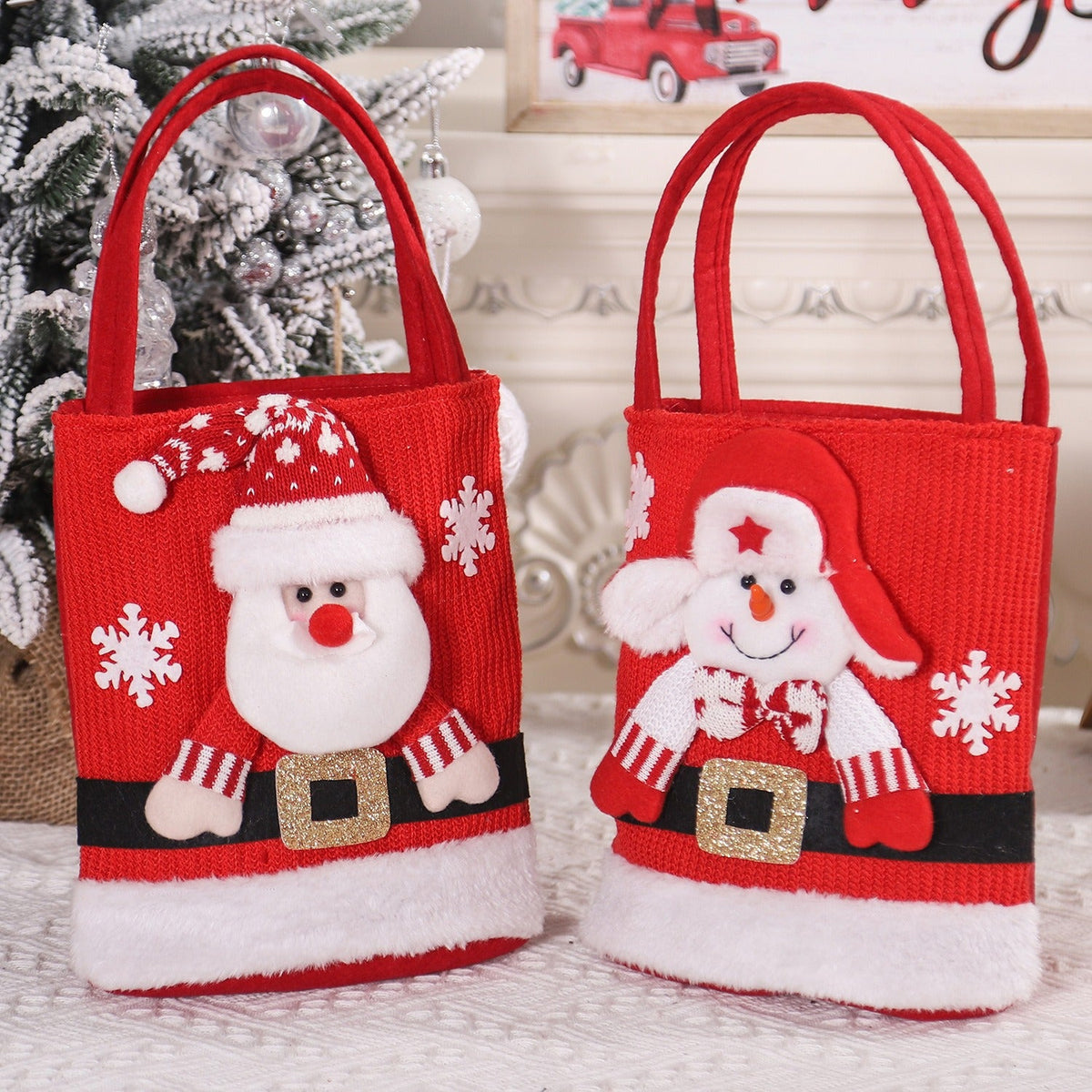 Christmas Gift Bag — Reusable Character Tote for Kids