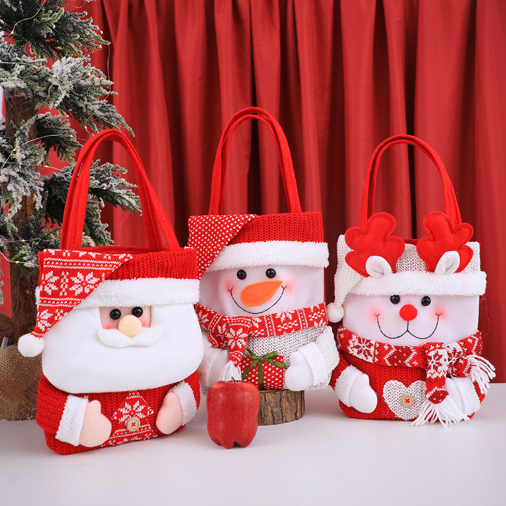 Christmas Gift Bags — Reusable Holiday Treat Decor