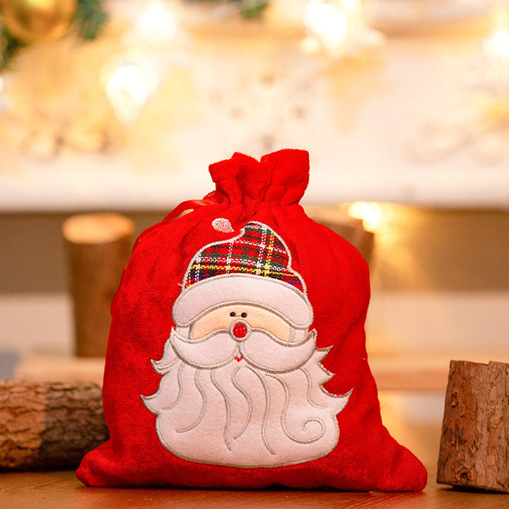 Christmas Gift Bags: Reusable Velvet Holiday Wrap