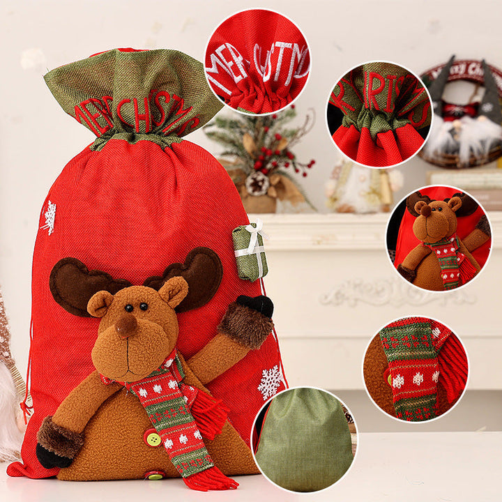 Christmas Gift Bags: Reusable Character Treat Pouches