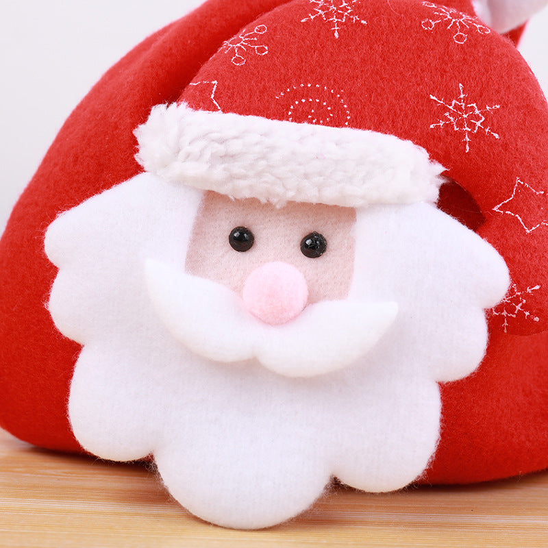 Christmas Gift Bags for Kids, Reusable 3-Pack Set