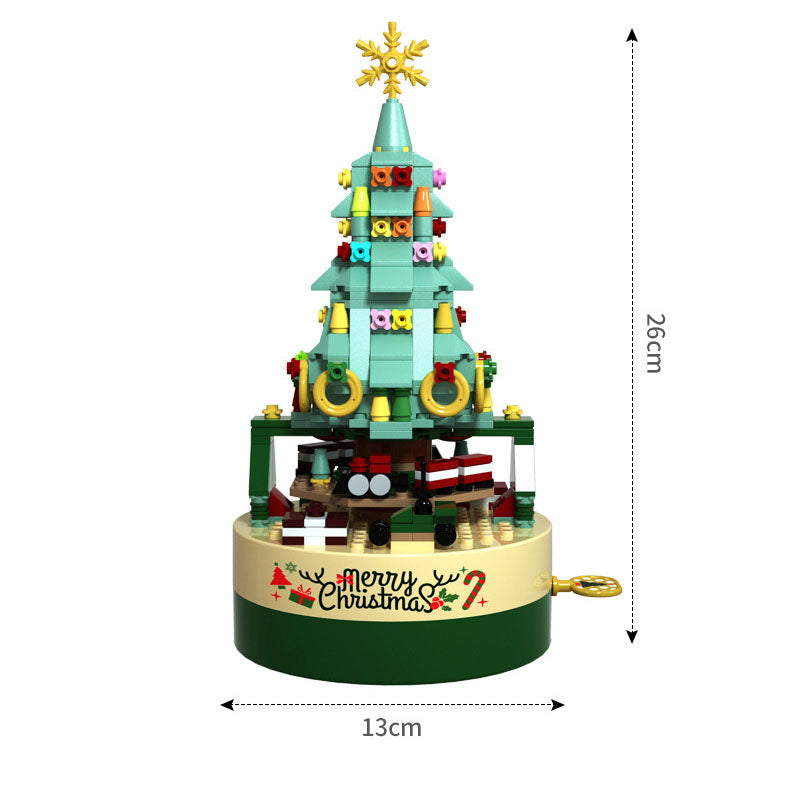 Christmas Tree Music Box Building Set Decoration Gift