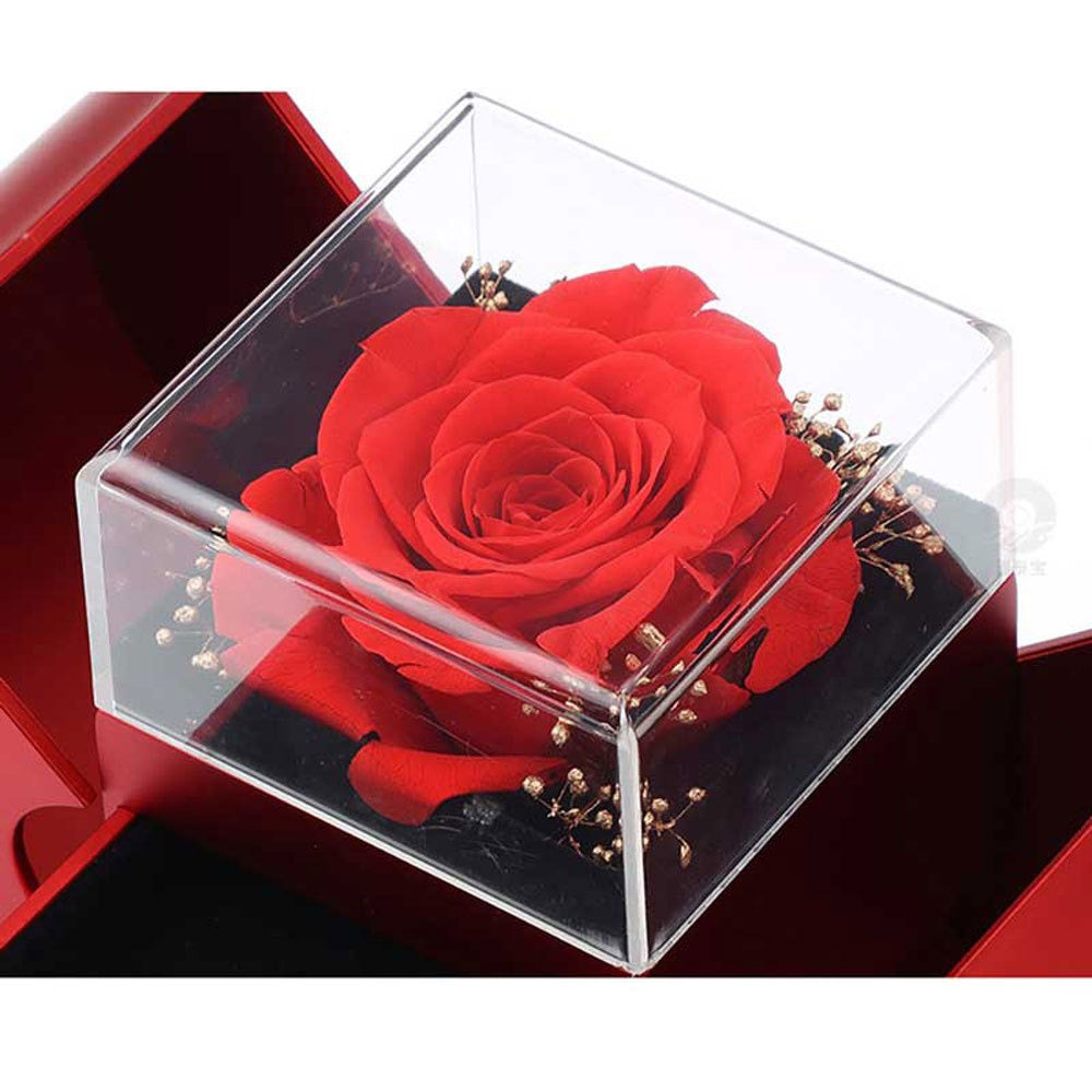 Eternal Rose Jewelry Box Necklace Sentimental Gift