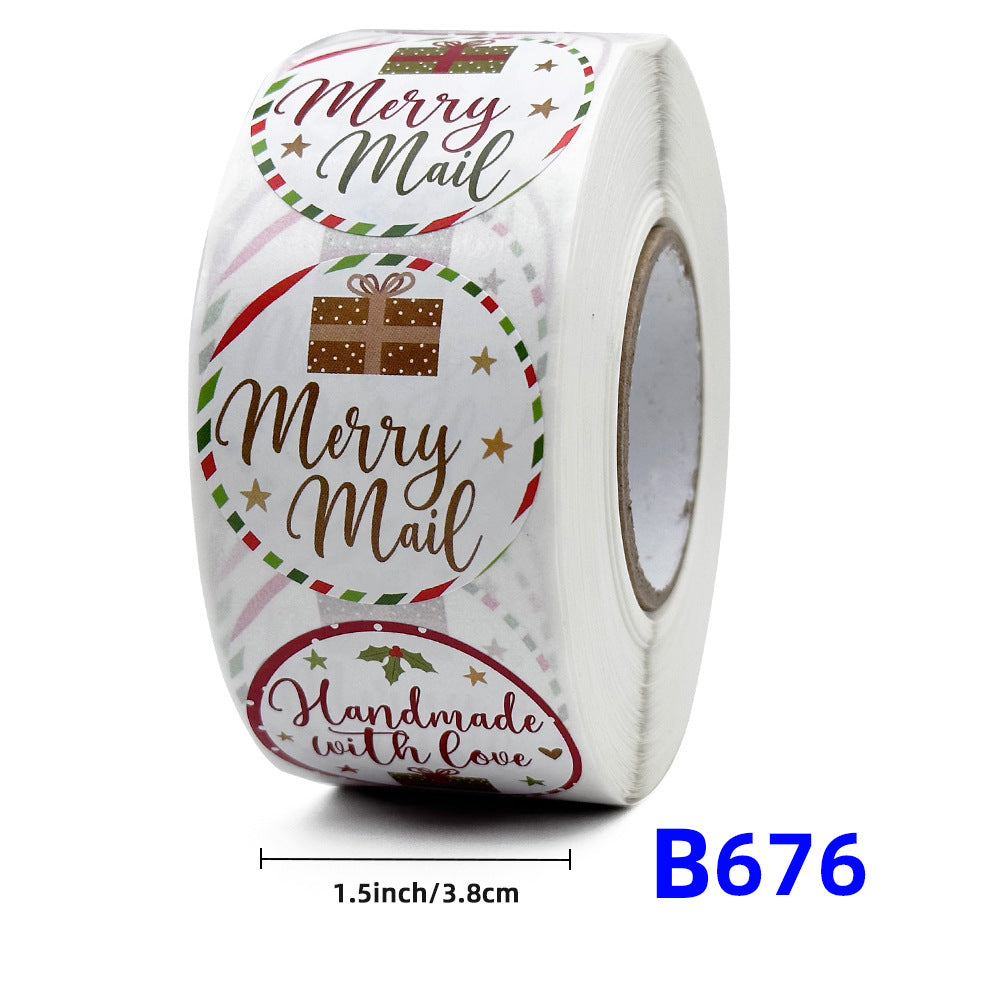 Christmas Gift Stickers for Festive Gift Wrapping