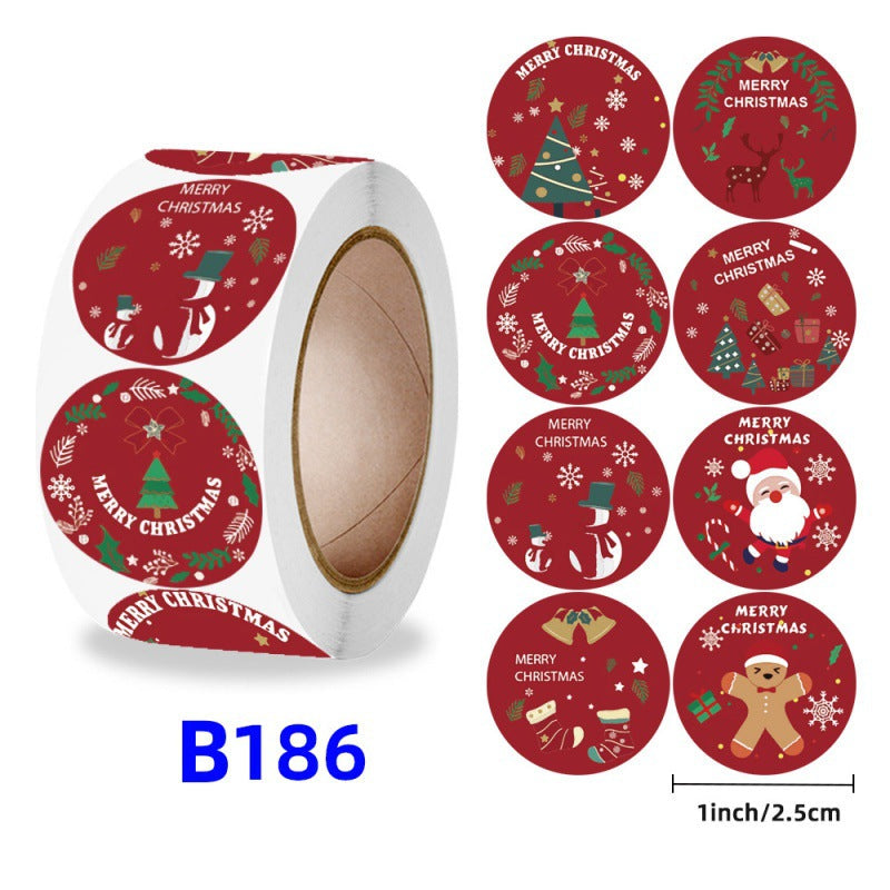 Christmas Gift Stickers for Festive Gift Wrapping