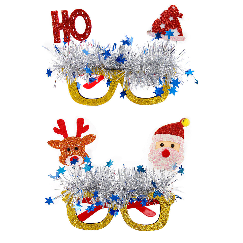 Christmas Novelty Glasses for Festive Party Photos