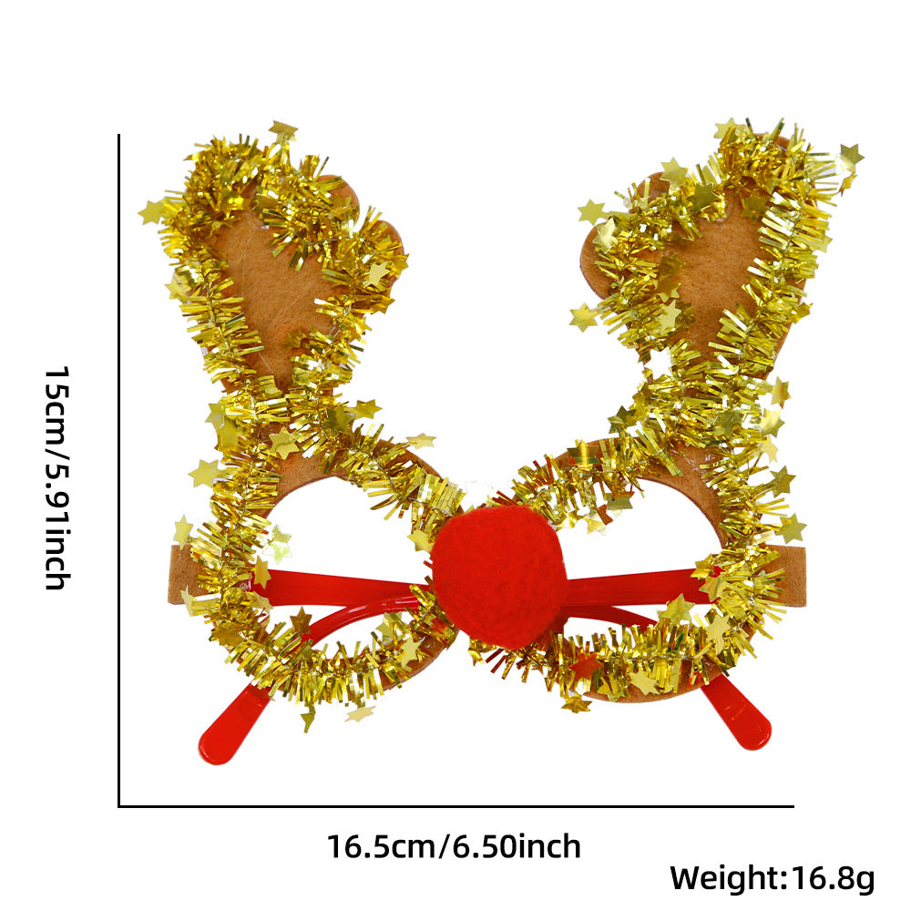 Christmas Novelty Glasses for Festive Holiday Photos
